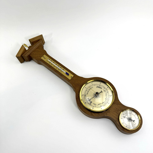 Wetterstation holz barometer - holz, |