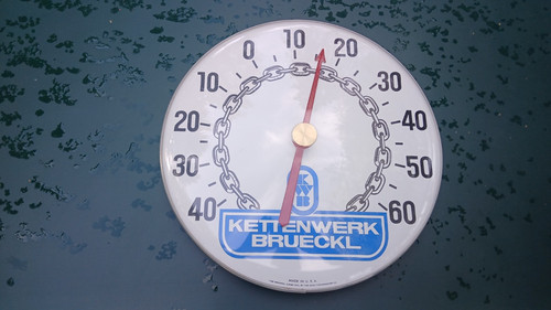 Großes vintage thermometer - großes,