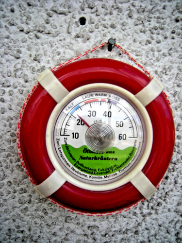 Schönes altes barometer - schönes,