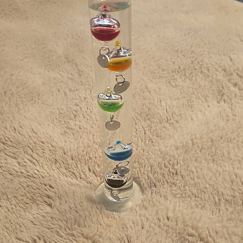 Galileo thermometer aus glas - galileo-thermometer,
