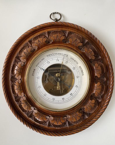 Antikes barometer mit schöner - barometer,