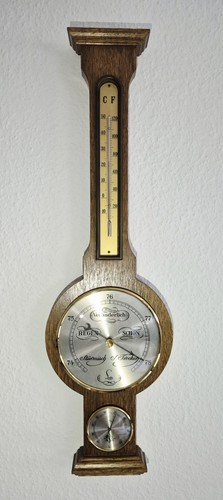 Vintage wetterstation aus - wetterstation, holz
