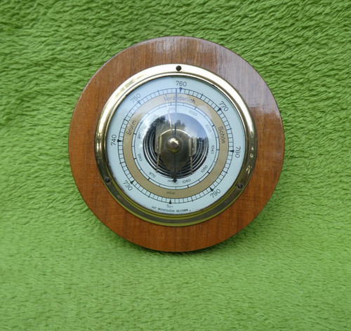 Vintage barometer fischer - barometer,
