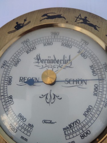 Fischer barometer messing - fischer,