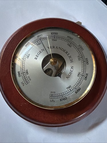 Barometer analog holz - barometer,,