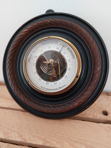 Antikes vintage holzbarometer - vintage-,