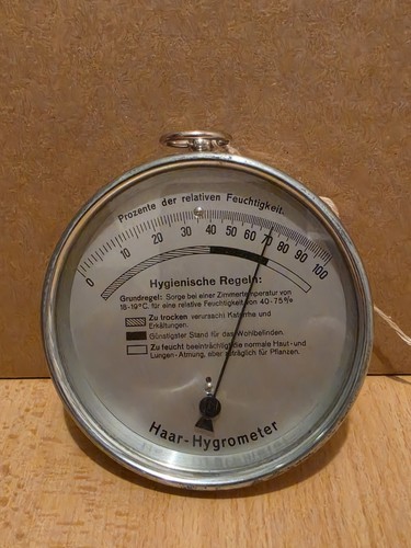 Vintage haar hygrometer - vintage, |
