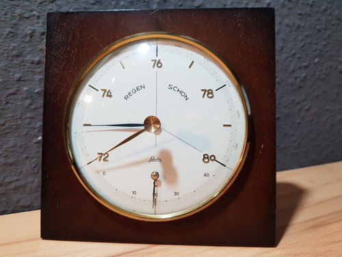 Vintage scholz barometer - vintage,