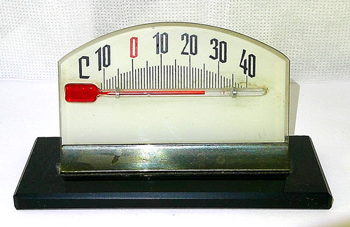 Seltenes art déco thermometer - déco,