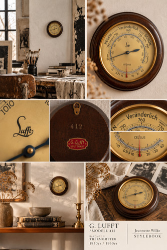 Lufft barometer thermometer - g.,