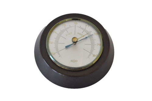 Vintage sundo rund barometer - vintage,