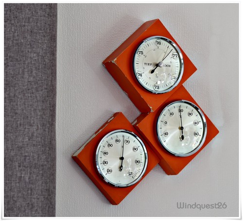 Vintage lufft barometer - vintage,